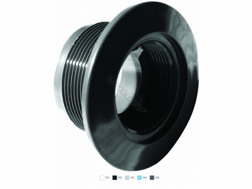 1.5"Fpt White Large Wall Ftg W/ Threaded Od