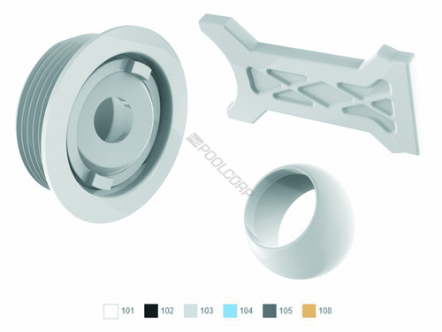 White Flush Retrofit Eyeball