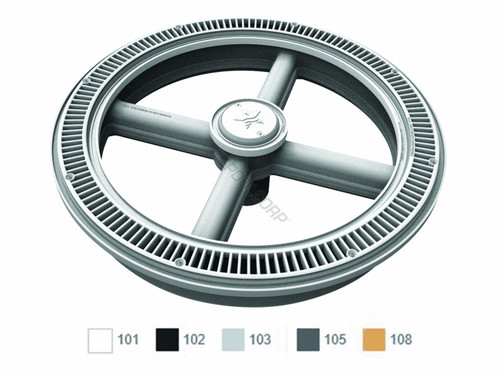 20" Black Full Circle Suction Outlet Cover & Sump