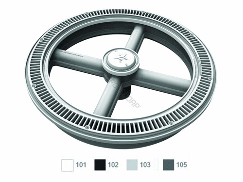 20" Black Full Circle Suction Outlet Cover