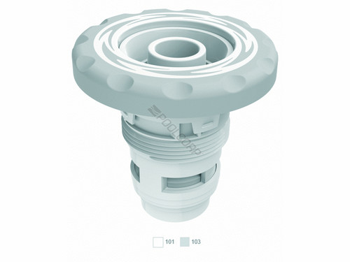 Lt Gry Aquathunder Jet Barrel Wave Logo Overmold