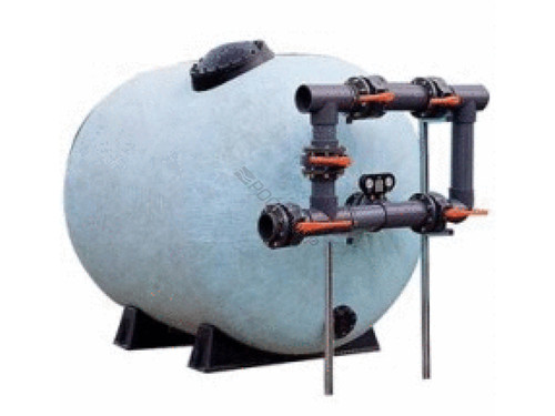 48" 24Sqf Horizontal Sand Filter