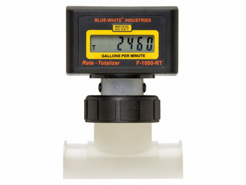 Digital Sch80 Flowmeter 4" Saddle Mount