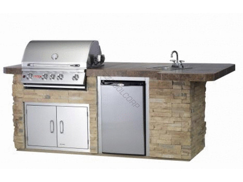 Stucco Bbq Outdoor Island