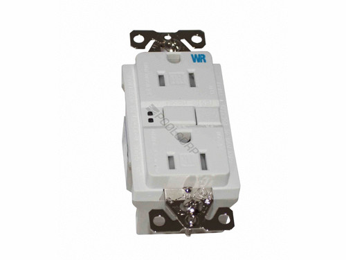 15A White Self-Test Tamper Resist Gfci Receptacle
