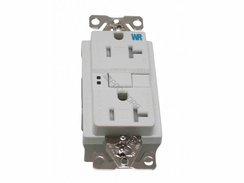 20A White Tamper Resistant Gfci Receptacle