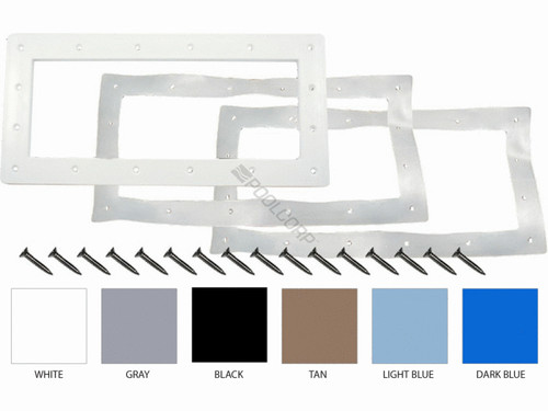 80/Bx Gry Wide Mouth Skim Faceplate Kit 80/Bx Gry Wide Mouth Skim Faceplate Kit