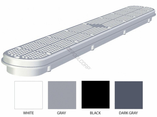 32" White Channel Drain Cover & Frame 32" White Channel Drain Cover & Frame