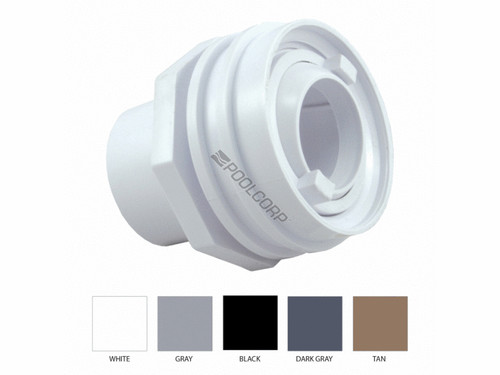 1.5"Skt Gry Flush Return & Plastic Cap