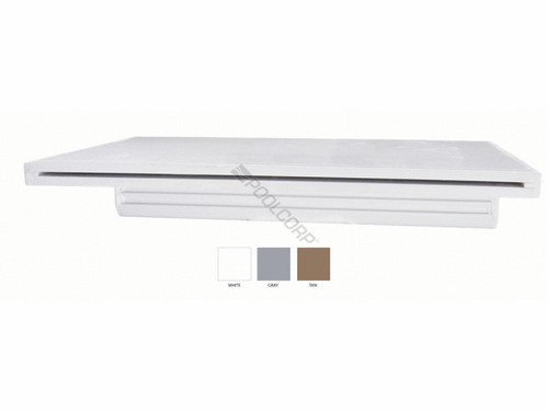 5'X12" Lip White Natural Wonders Waterfall 5'X12" Lip White Natural Wonders Waterfall