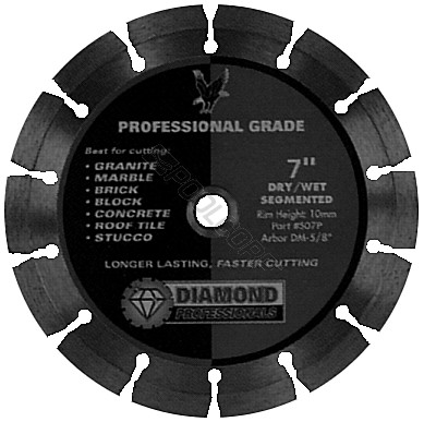 Segmented Blade Dry/Wet 4"