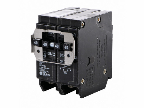 Cutler Hammer Quad Dual Breaker 2 Pole 40/40 Amp Cutler Hammer Quad Dual Breaker 2 Pole 40/40 Amp