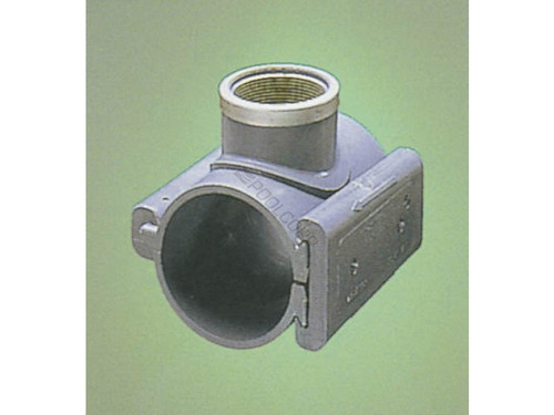 Clamp-It Saddle 1.5"X.75" Ips" Fpt Gry Pvc