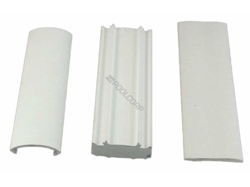 1-1/6"X8' Narrow Seal Strip Step Faceplate Cap 1-1/6"X8' Narrow Seal Strip Step Faceplate Cap