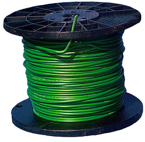 Wire #8 1' Roll Solid Green - sold in 1FT sections Wire #8 1' Roll Solid Green - sold in 1FT sections