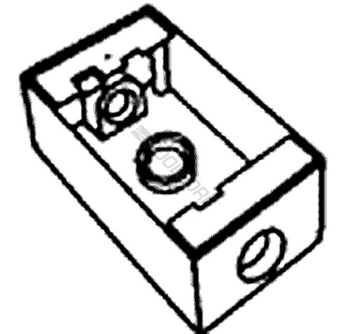 .5" 3-Hole Single Gang Wp Box .5" 3-Hole Single Gang Wp Box