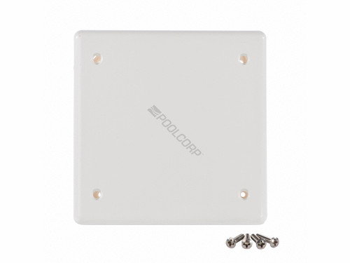 2 Gang Non-Metallic Blank Cover 4-Holes White 2 Gang Non-Metallic Blank Cover 4-Holes White
