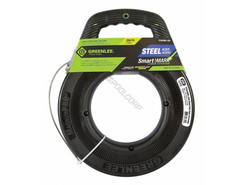250'X1/8" Steel Fish Tape Laser Etched Ft Mark 250'X1/8" Steel Fish Tape Laser Etched Ft Mark