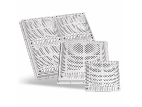 9"X9" White Low Vel Cover & Inner Frame 9"X9" White Low Vel Cover & Inner Frame