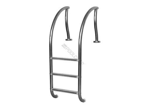 24" 3-Step Ladder W/ Flange & Sure-Step