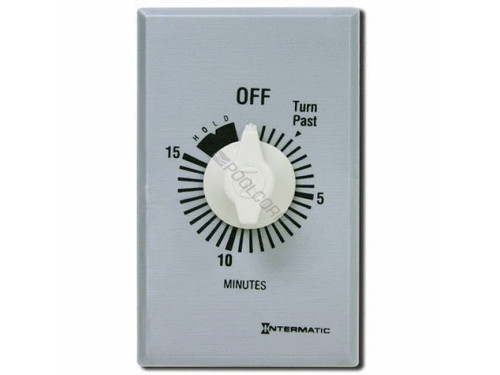15Min Spst Commercial Spring Wound Timer W/ Hold