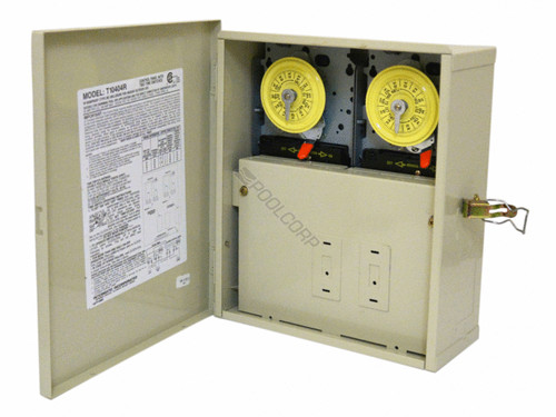 240V Dpst Dual Timer Power Center W/ (2) Timers 240V Dpst Dual Timer Power Center W/ (2) Timers