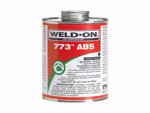 Qt 773 Black Medium Body Abs Cement Qt 773 Black Medium Body Abs Cement