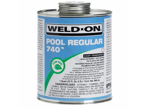 2 .25Pt 740 Clear Pool Regular Rb Pvc Cement 2 .25Pt 740 Clear Pool Regular Rb Pvc Cement