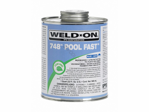 Pt 748 Blue Pool Fast Mb Pvc Cement