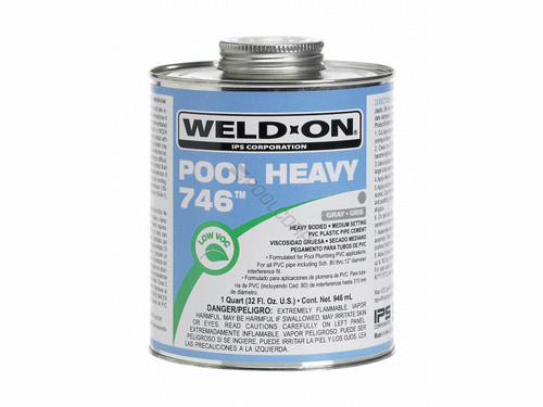 Pt 746 Gry Pool Heavy Hb Pvc Cement