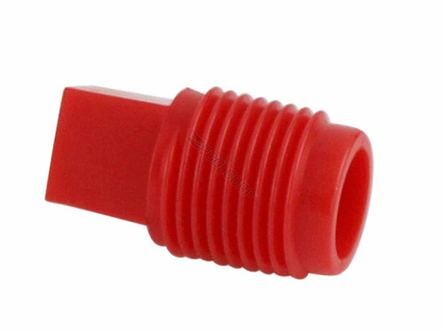 1/8"Mpt Red Plug 1/8"Mpt Red Plug