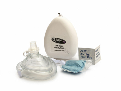 Kemp Cpr Mask White Case