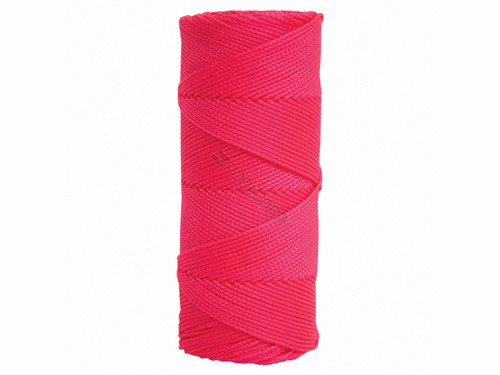 Fluorescent Pink Braided Nylon Mason'S Line 500'