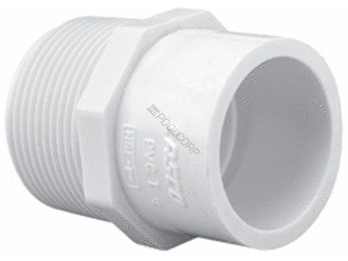 2"X2.5" Red Male Adapter 2"X2.5" Red Male Adapter