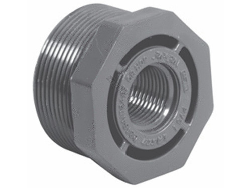 2"X1.5" Sch80 Mxf Red Bushing 2"X1.5" Sch80 Mxf Red Bushing