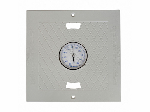 White Hayward 10"X10" Skimmer Lid W/ Thermometer White Hayward 10"X10" Skimmer Lid W/ Thermometer