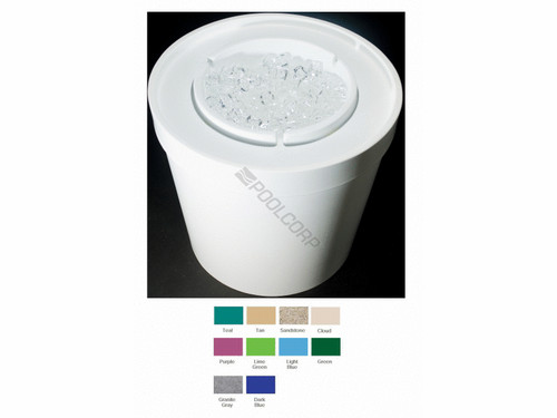 `- Lb Light Blue 0-15" Water Ice Bin Side Table `- Lb Light Blue 0-15" Water Ice Bin Side Table