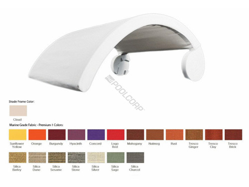 Cloud/ Premium 1 10-15" Water Chaise Shade