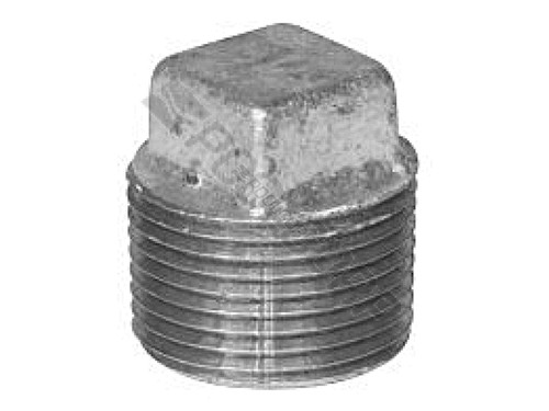 Steel Only 3/8" Galv Mip Plug Steel Only 3/8" Galv Mip Plug