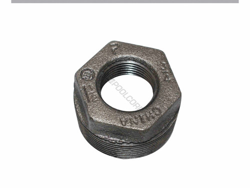 1.5"X.75" Bushing Hx Black
