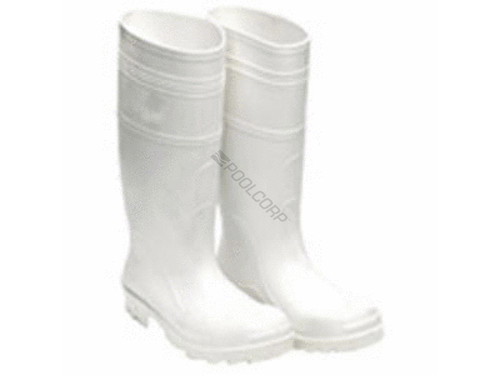 White Plain Toe Boots Size 11 White Plain Toe Boots Size 11