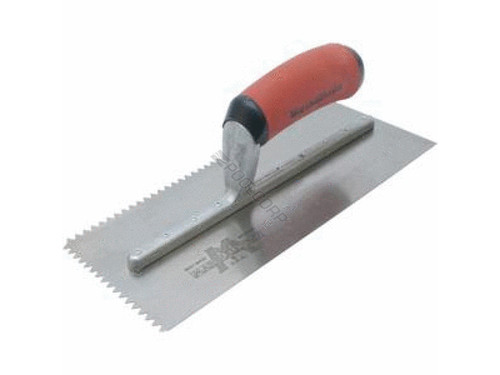 .25"X3/16" Notched Trowl V Ds Hdl .25"X3/16" Notched Trowl V Ds Hdl