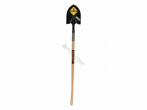 14 Ga. #2 Round Point Shovel 48" Wood Handle 14 Ga. #2 Round Point Shovel 48" Wood Handle