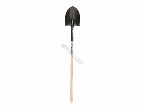 Smart Buy 16 Ga Round Pt Shovel 42" Wood Handle Smart Buy 16 Ga Round Pt Shovel 42" Wood Handle