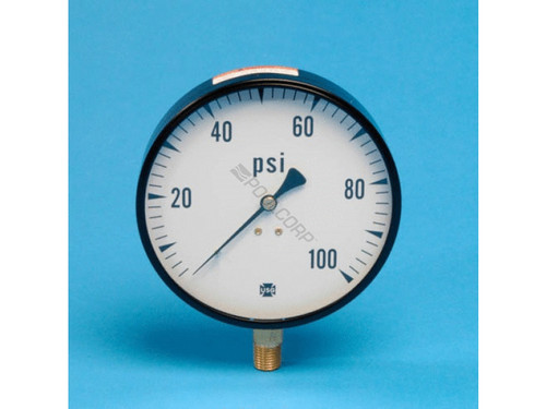 3.5" Dial 0- 100 Dry Pressure Gauge