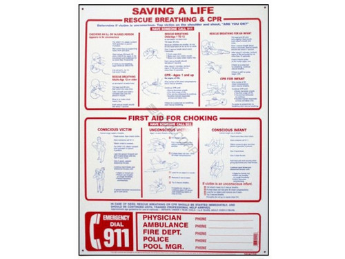18"x24" Artificial Respiration Sign
