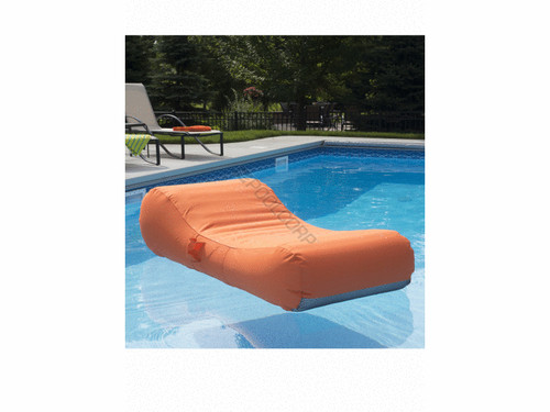 Orange Capri Inflatable Lounger Orange Capri Inflatable Lounger