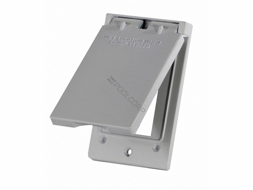 White 1-Gang Gfci Verticle Cover White 1-Gang Gfci Verticle Cover