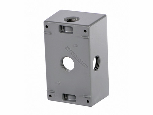 Gry 1-Gang Box W/ 5 .5" Holes Side Entry Gry 1-Gang Box W/ 5 .5" Holes Side Entry