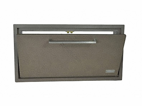 Unfinished Bottom-Hinged Single Kamado Hatch Door